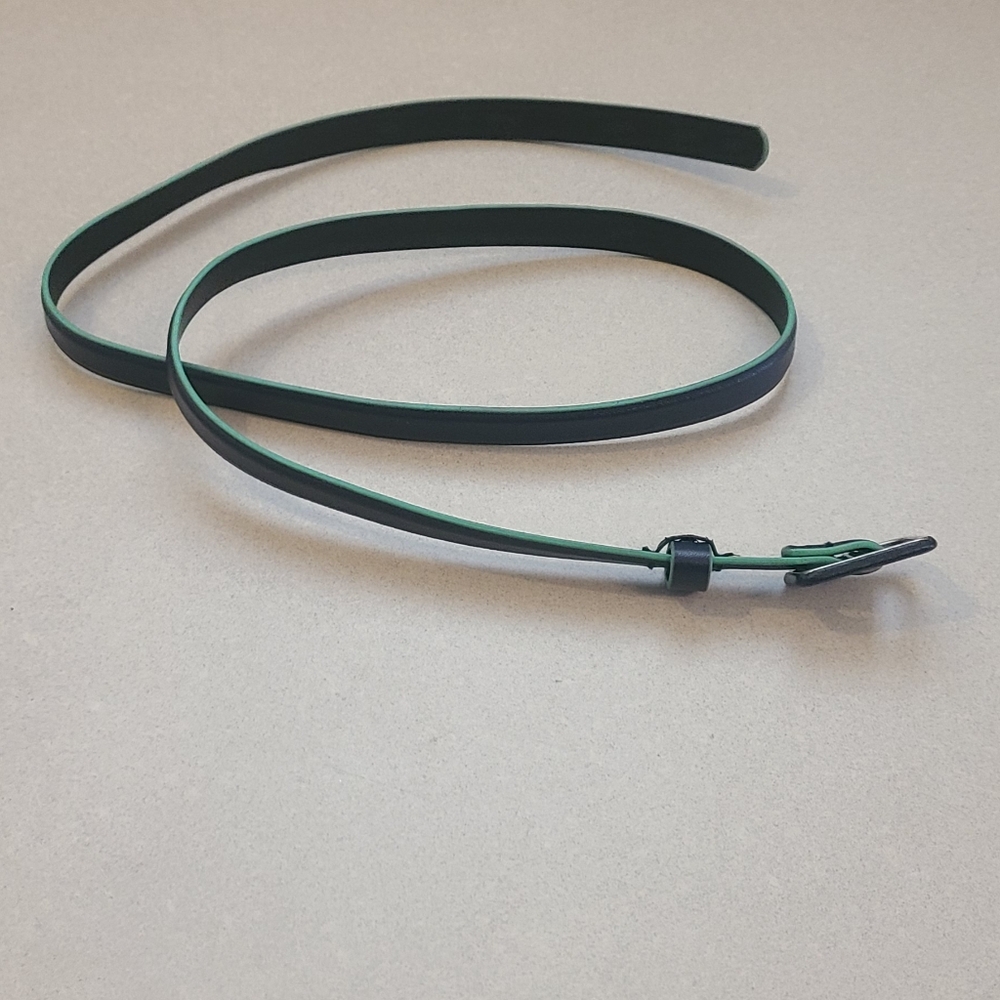 Navy Belt with Green Trim